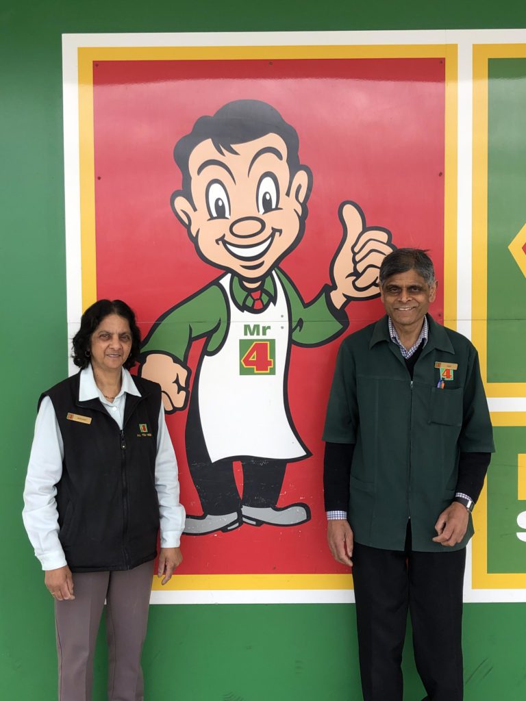 Vijay and Margaret Patel, owners of Four Square Te Ngae, Rotorua