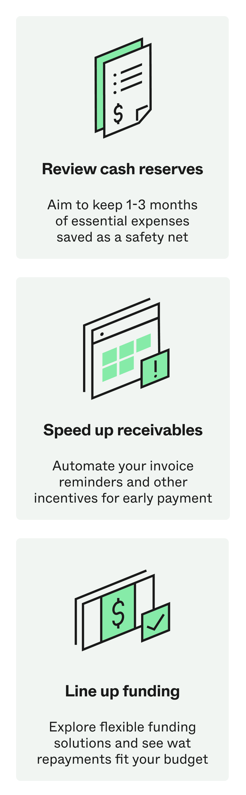 Quick wins to protect your cash flow