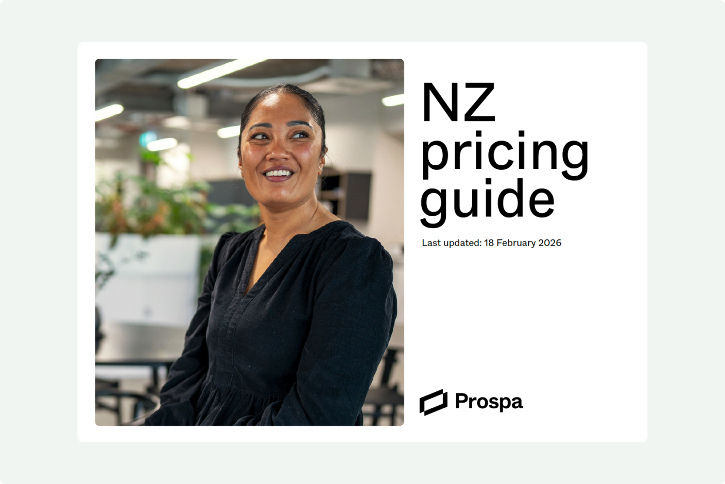 NZ Pricing guide thumbnail - kiwi woman smiling on the cover
